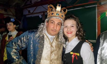 Re Biscottino al Carnevale benefico di Cavaglià