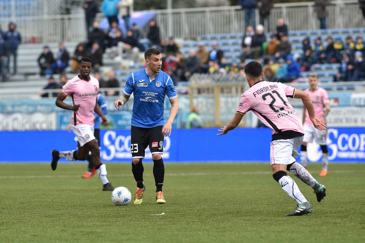 Novara Calcio: pareggio in rimonta contro il Palermo