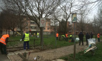 Assa e detenuti sistemano il parco di via Giusti FOTOGALLERY
