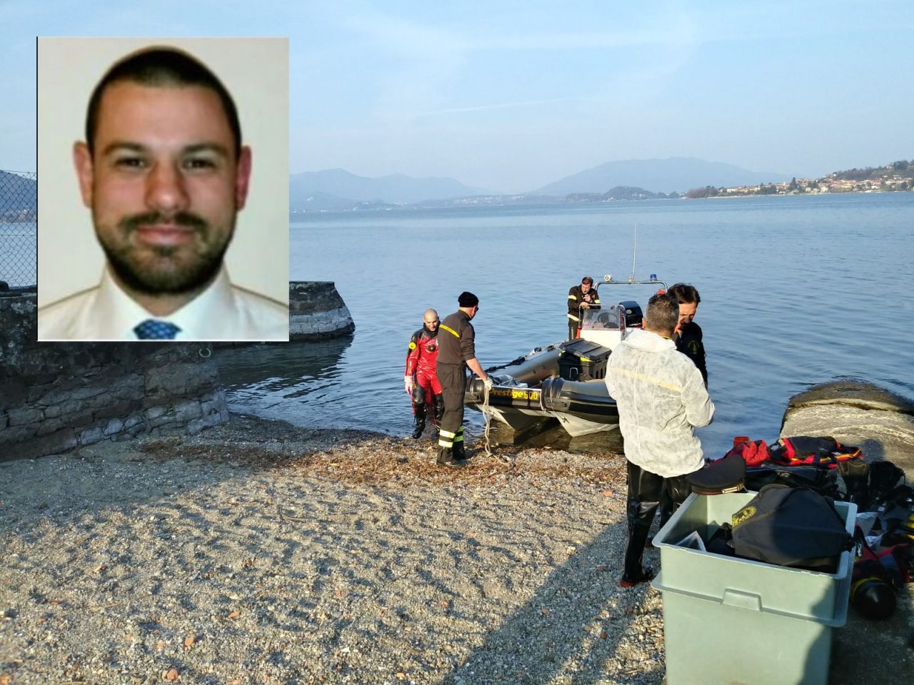 Meina trovato a 300 metri dalla costa il corpo di Francesco Nones