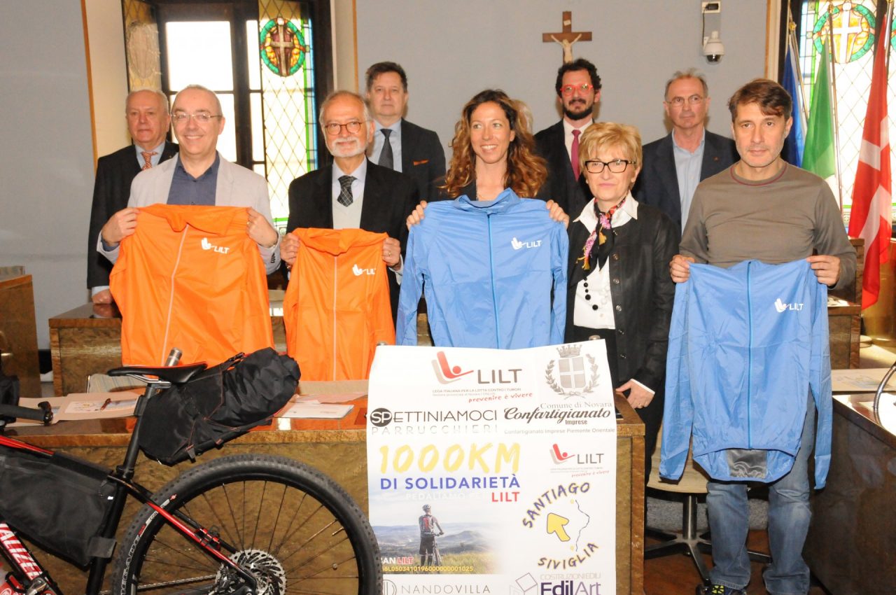 In bici a Santiago di Compostela per il progetto “Tutti insieme per la Breast Unit”