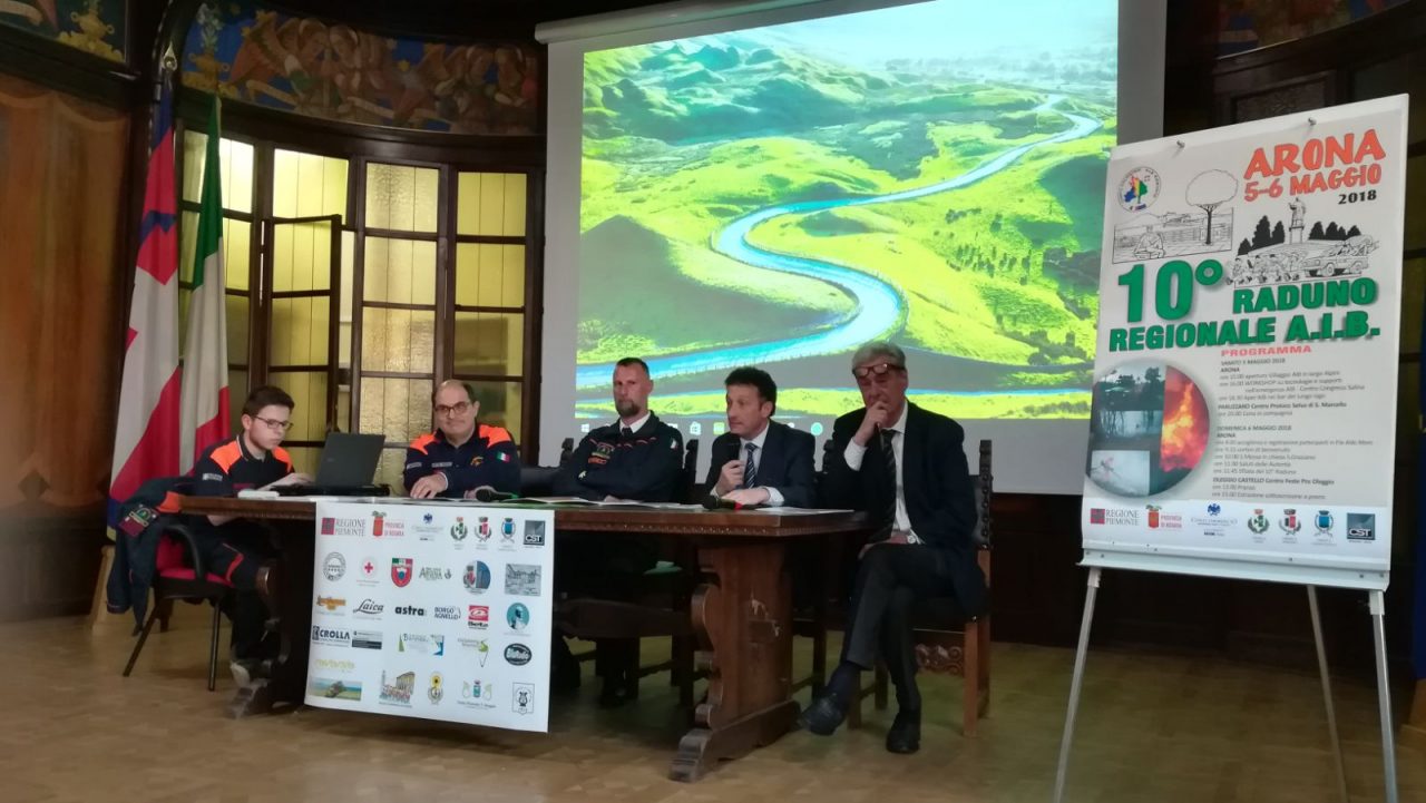 Raduno regionale Aib ad Arona: presentato il programma