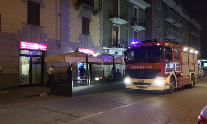 Incendio nella cucina di un ristorante in corso Risorgimento