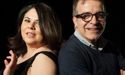 Michela Murgia sul palco del Faraggiana