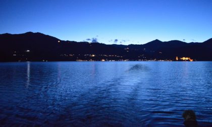 Con Maria in barca sul lago