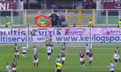 Steward torinese colpito da punizione di Candreva operato d'urgenza alla milza