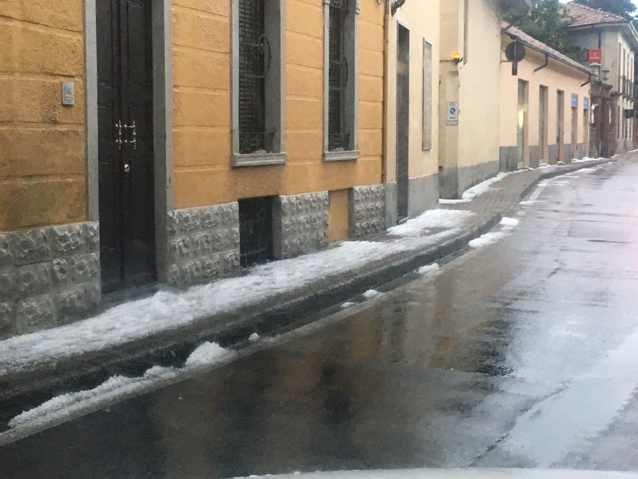 Nubifragio ieri sera nel novarese