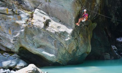 Sospesi alle corde nelle gole di roccia: in Valtellina si può GALLERY