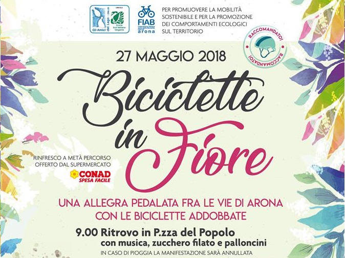 Biciclettata aronese: tutto pronto per domenica