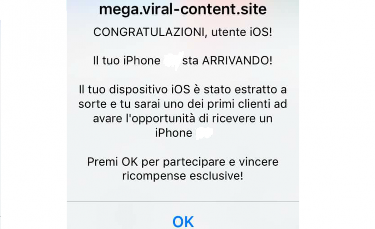Truffe online: se premi “ok” altro che Iphone in regalo