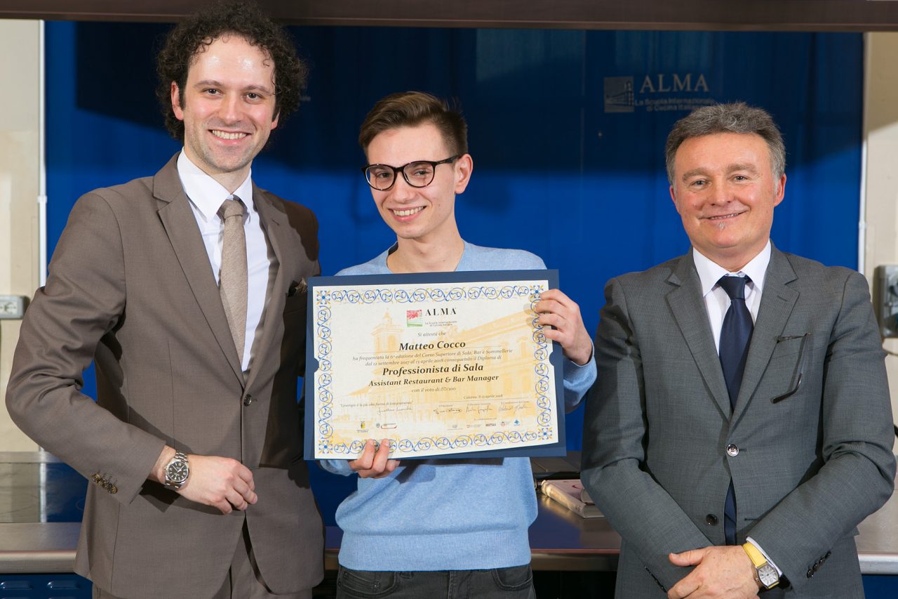 Novarese diplomato alla scuola di Gualtiero Marchesi