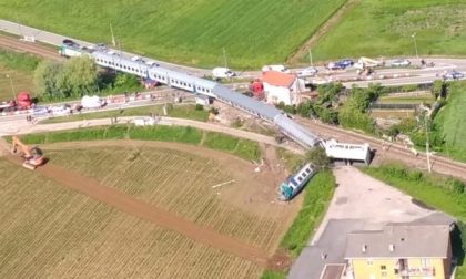 Treno deragliato: eccezionali foto con drone