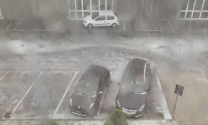 Incredibile video della grandinata di poco fa su Legnano
