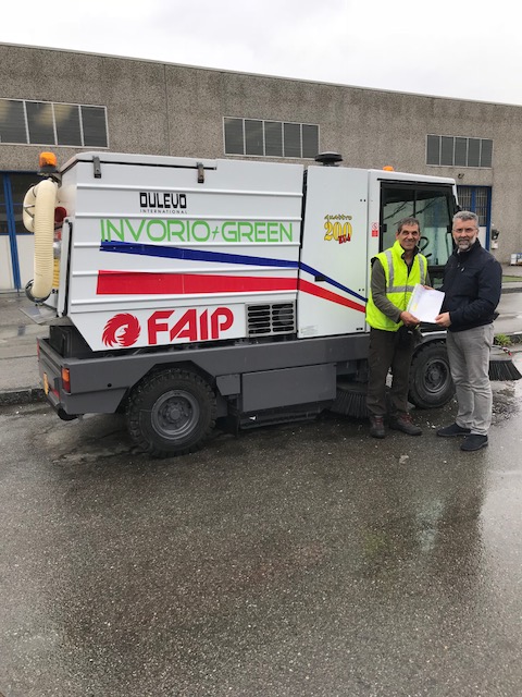 Invorio acquista una nuova spazzatrice