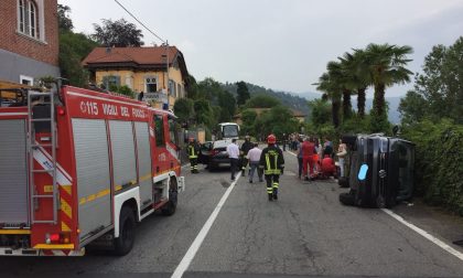 Grave incidente ad Arona: interviene l'elisoccorso | FOTO