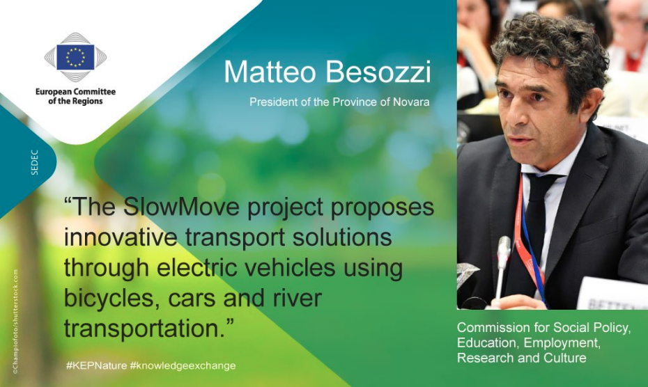 Besozzi a Bruxelles presenta la buone pratiche novaresi di sviluppo attente all’ambiente