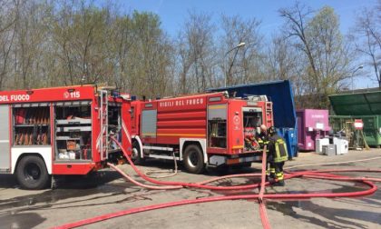 Roulotte a fuoco a Ghemme