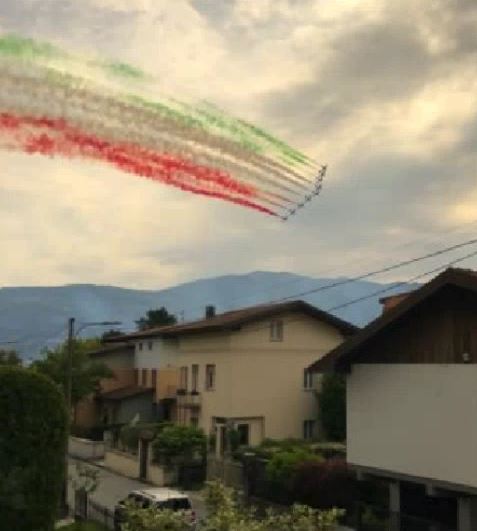 Frecce Tricolori, a Verbania in ventimila