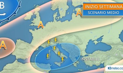 Acquazzoni e sole, il meteo della settimana