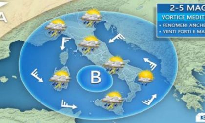 Previsioni meteo acquazzoni sparsi per tutto il fine settimana