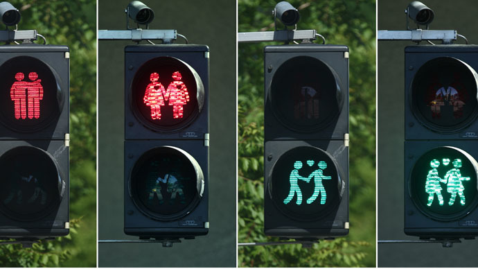 Arriva semaforo gay friendly