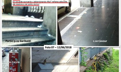 Degrado e rifiuti in zona stazione: la segnalazione