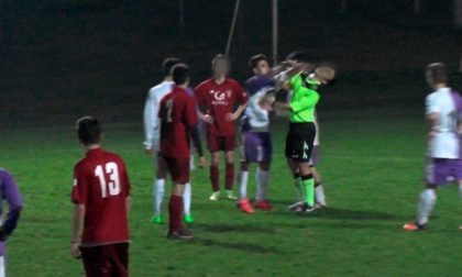 Arbitro preso a testate ad Agrate Conturbia