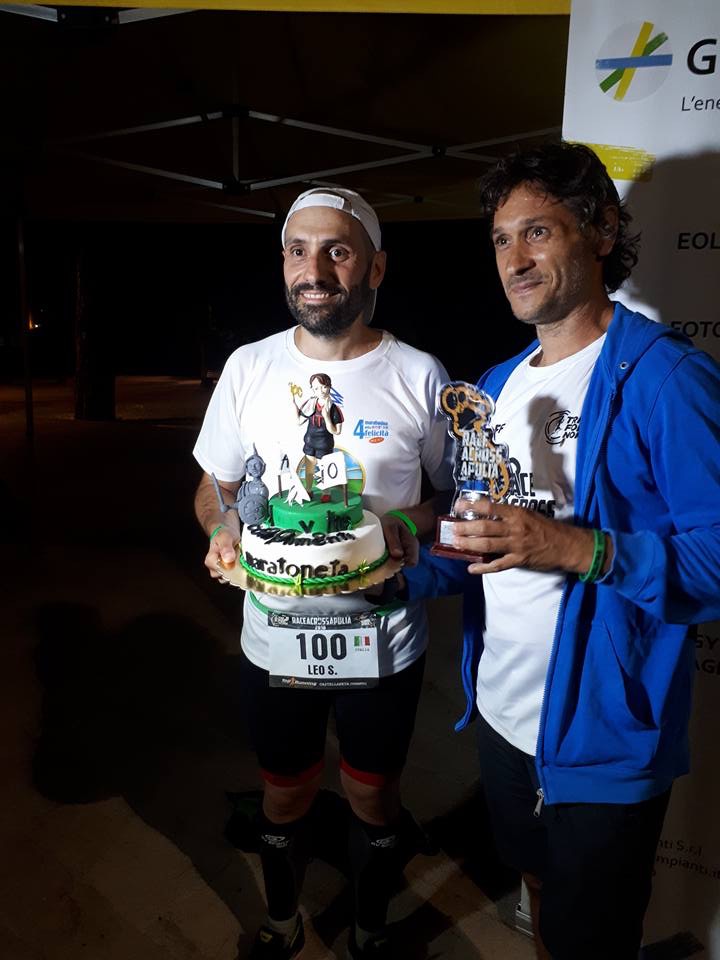 100 ultramaratone per Simone Leo, l’uomo dei record