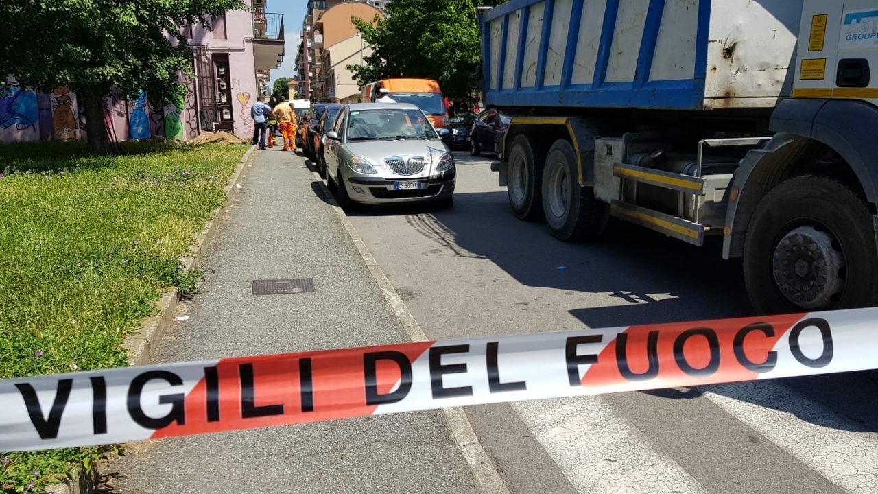 Fuga di gas a Novara in via Sesalli