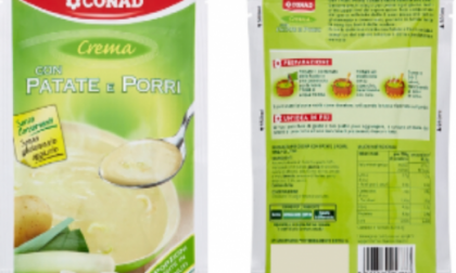 Avviso importante per i celiaci: Conad ritira dal commercio "Crema con patate e porri"