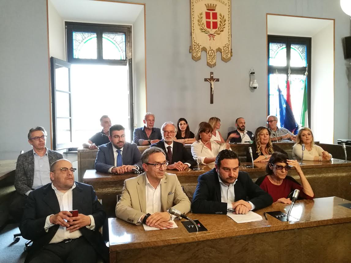 La nuova Giunta Canelli si è presentata in Municipio