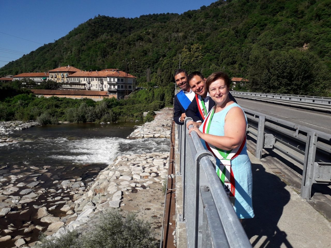 Romagnano Sesia, inaugurato il ponte