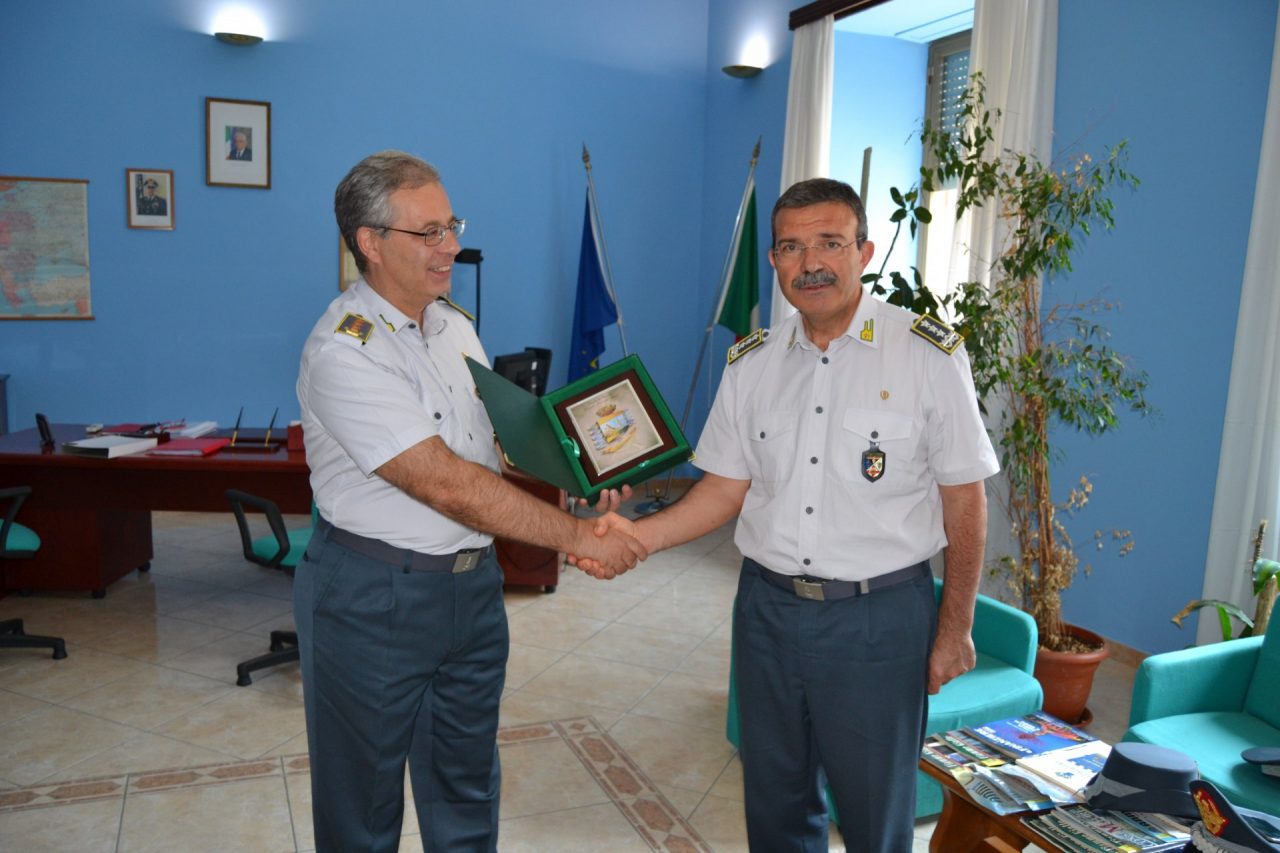 Guardia di Finanza, i vertici territoriali in visita a Novara