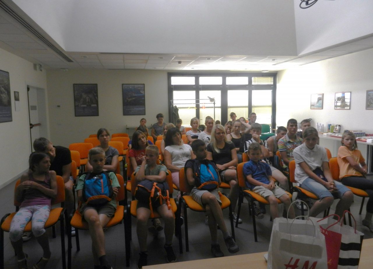 Ragazzi Bielorussi di “Noi con loro” in visita alla Sarpom