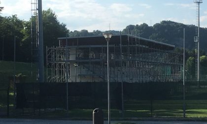 Stadio lavori in corso ad Arona