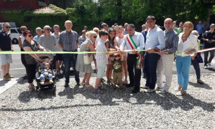 Inaugurazione parco nell'area di Ticino Panni a Castelletto