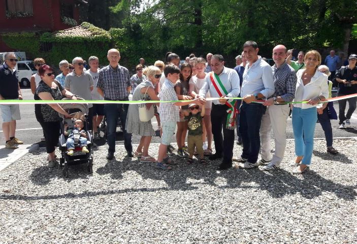 Inaugurazione parco nell’area di Ticino Panni a Castelletto