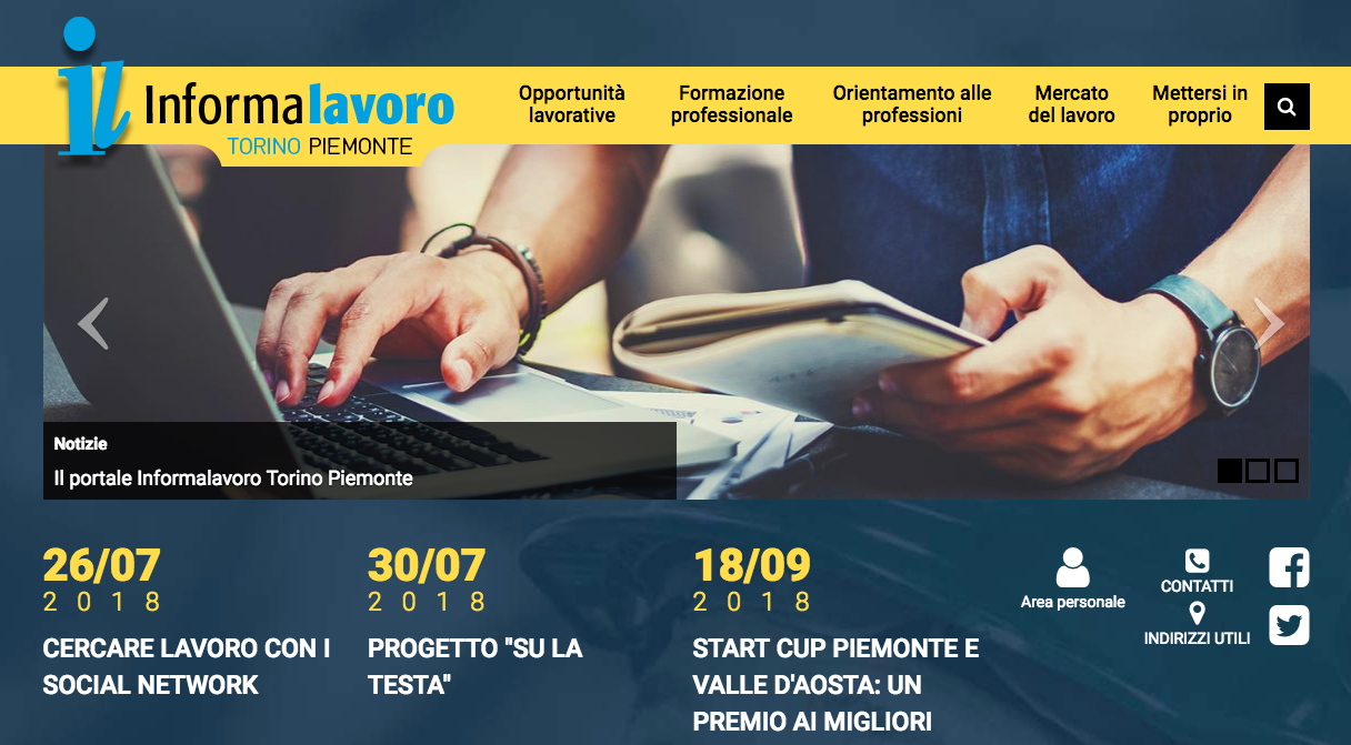 Informalavoro Torino Piemonte, nasce il nuovo portale