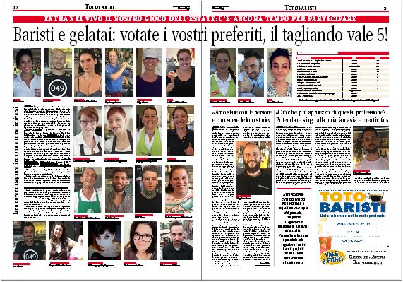 Totobaristi e Gelatai: il tagliando questa settimana vale 5!