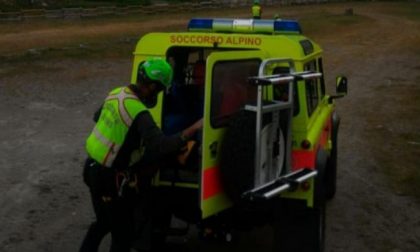 Incidente in montagna: trauma facciale e diverse ferite