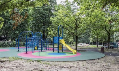 Parco giochi nuovi per i bambini a Trecate