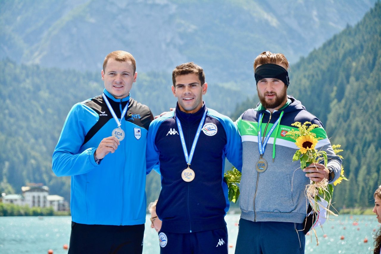 Oro e argento: Carlo Tacchini trionfa agli Europei di canoa