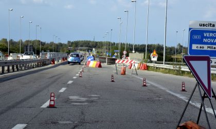 Lavori in tangenziale: corsie chiuse al traffico