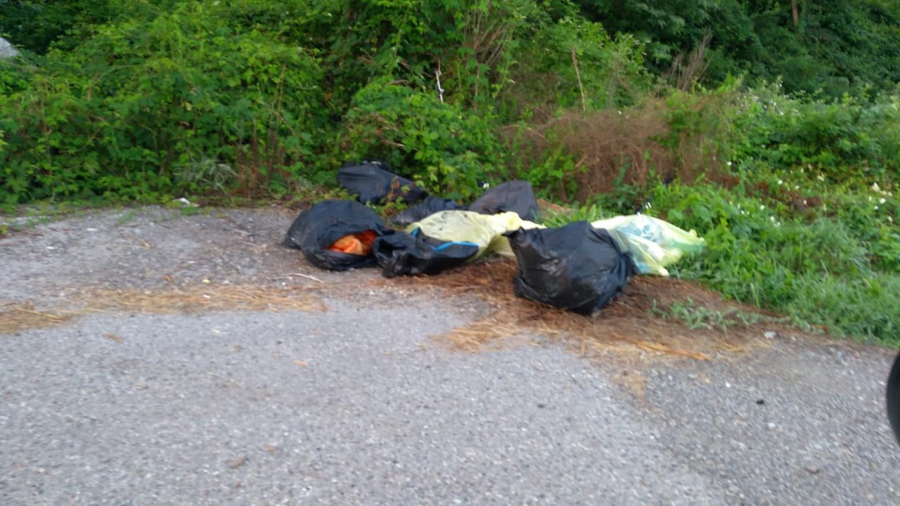 Sacchi neri abbandonati a Gattico: trovati responsabili