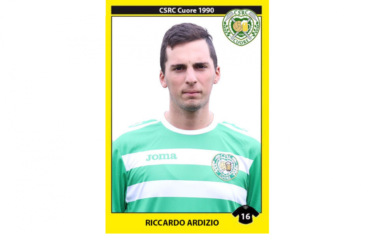 Calciatore morto per arresto cardiaco: è Riccardo Ardizio