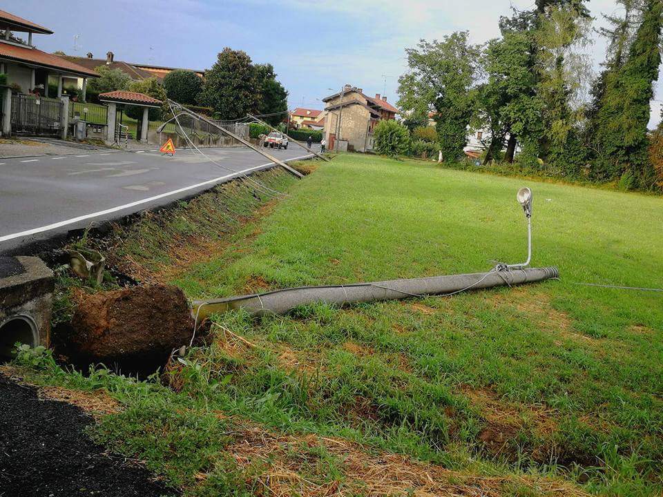 Maltempo a Novara e provincia, tanti danni ma nessun ferito