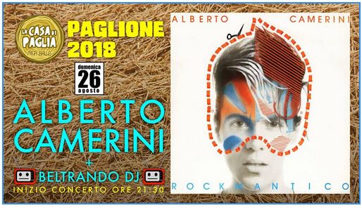 Alberto Camerini dal Festival Bar a Fontaneto d’Agogna