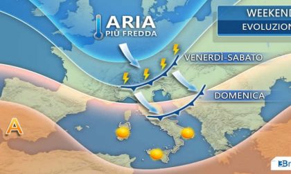 Estate in crisi nel weekend: temporali e tracollo termico