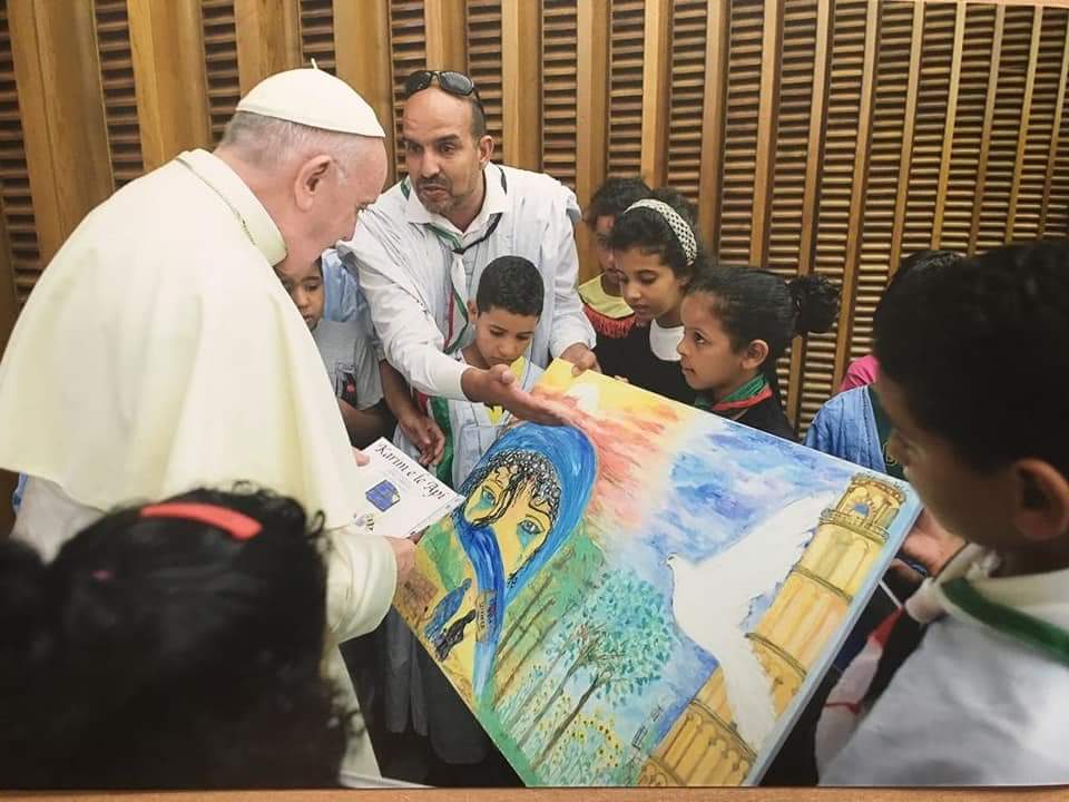 Bimbi Saharawi accolti dal Papa