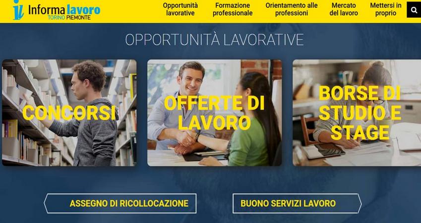 Lavoro: offerte in tutto il piemonte
